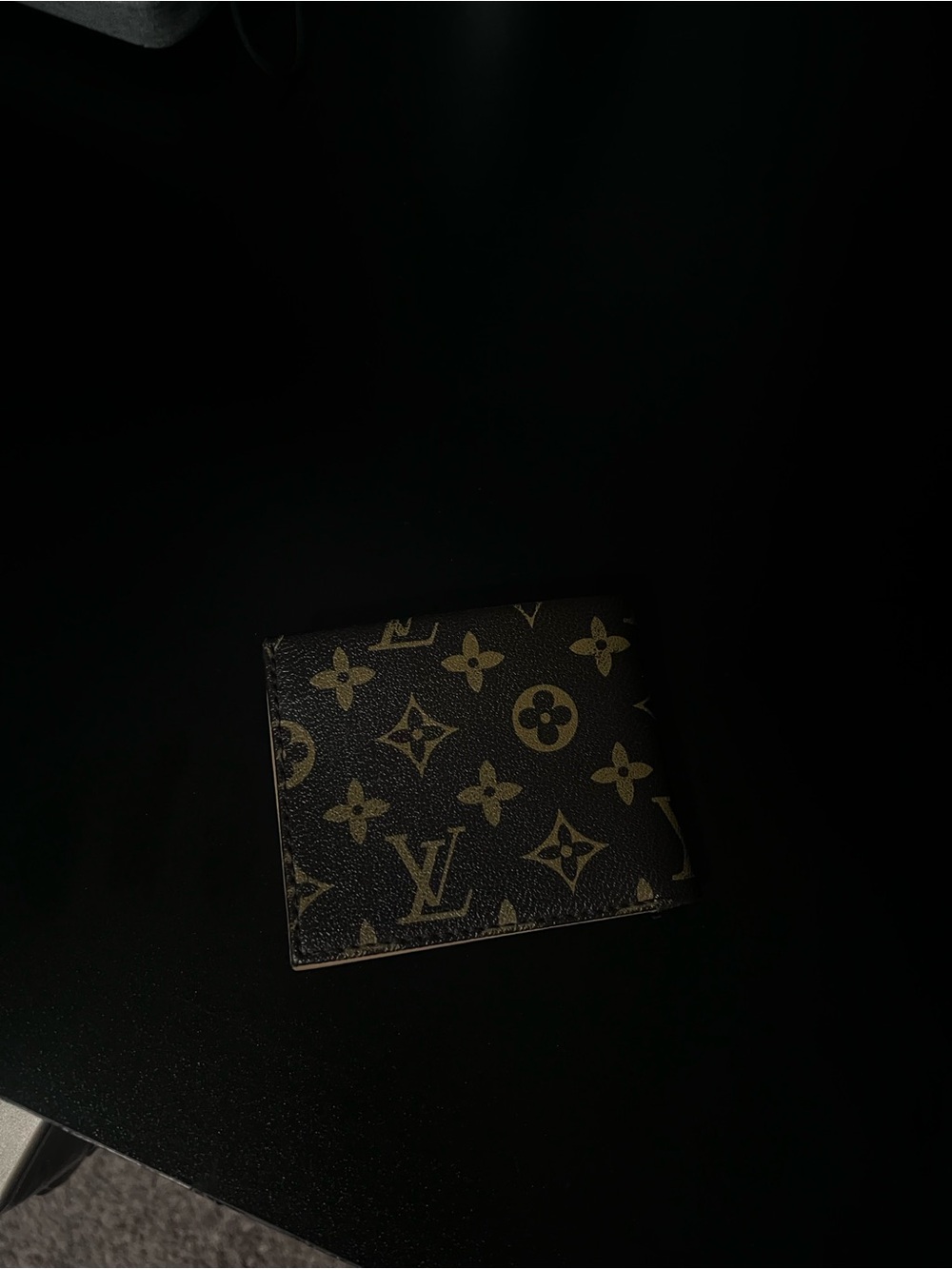 Louis Vuitton Monogram Canvas Card & Key Holder - Brown & Gold